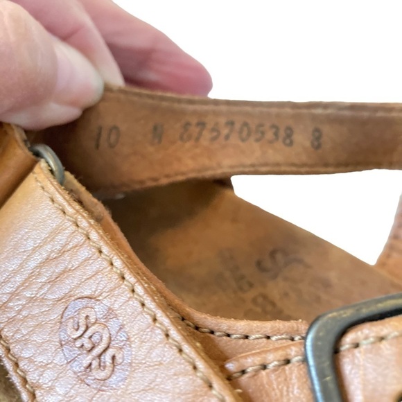 SAS Tripad Comfort Tan Strappy Huggy All Day Sandals Sz 10N - Picture 12 of 12